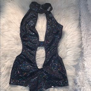 Rave booty shorts body suit
